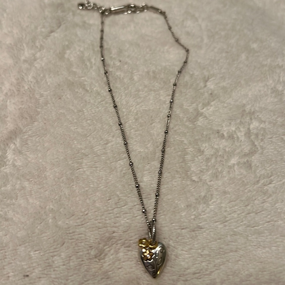 Brighton Petite heart necklace silver plated